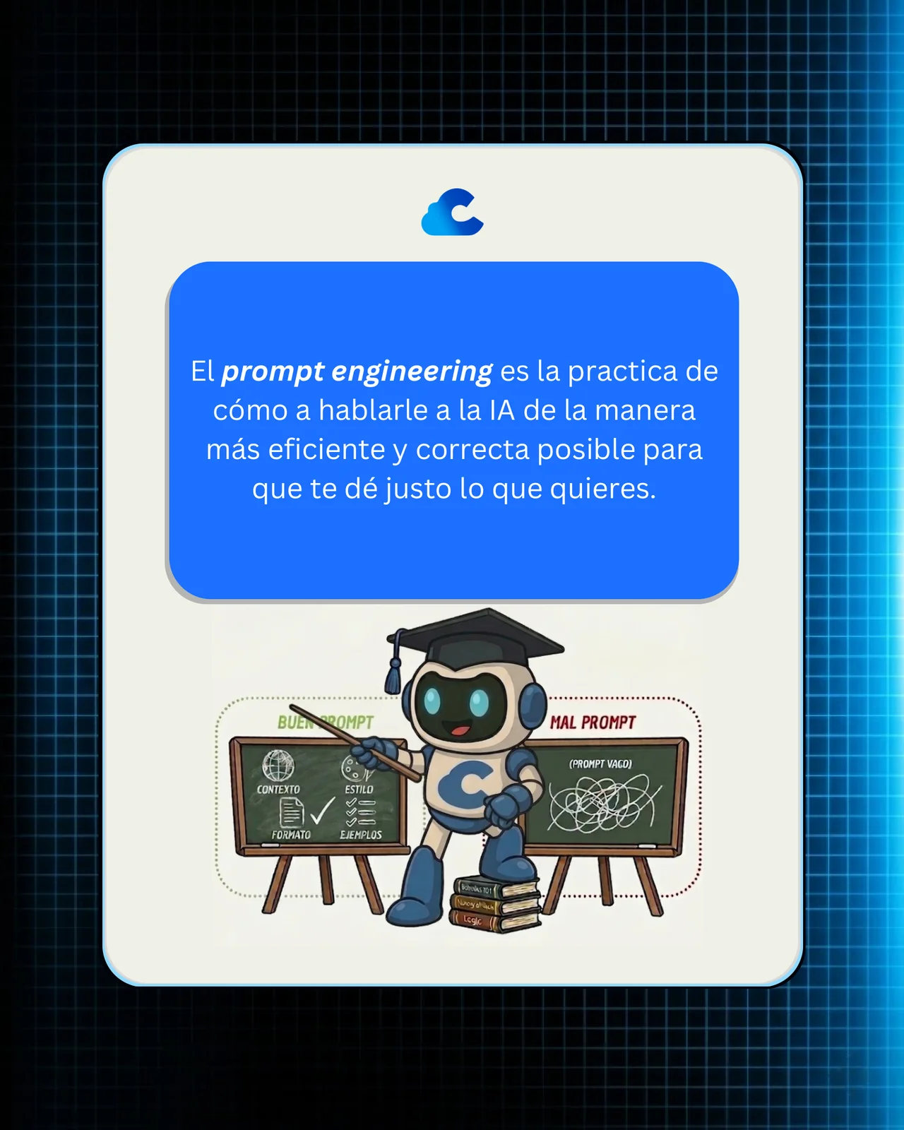 ¿Qué es el prompt engineering? Guía práctica (no técnica) — diapositiva 2 de 3