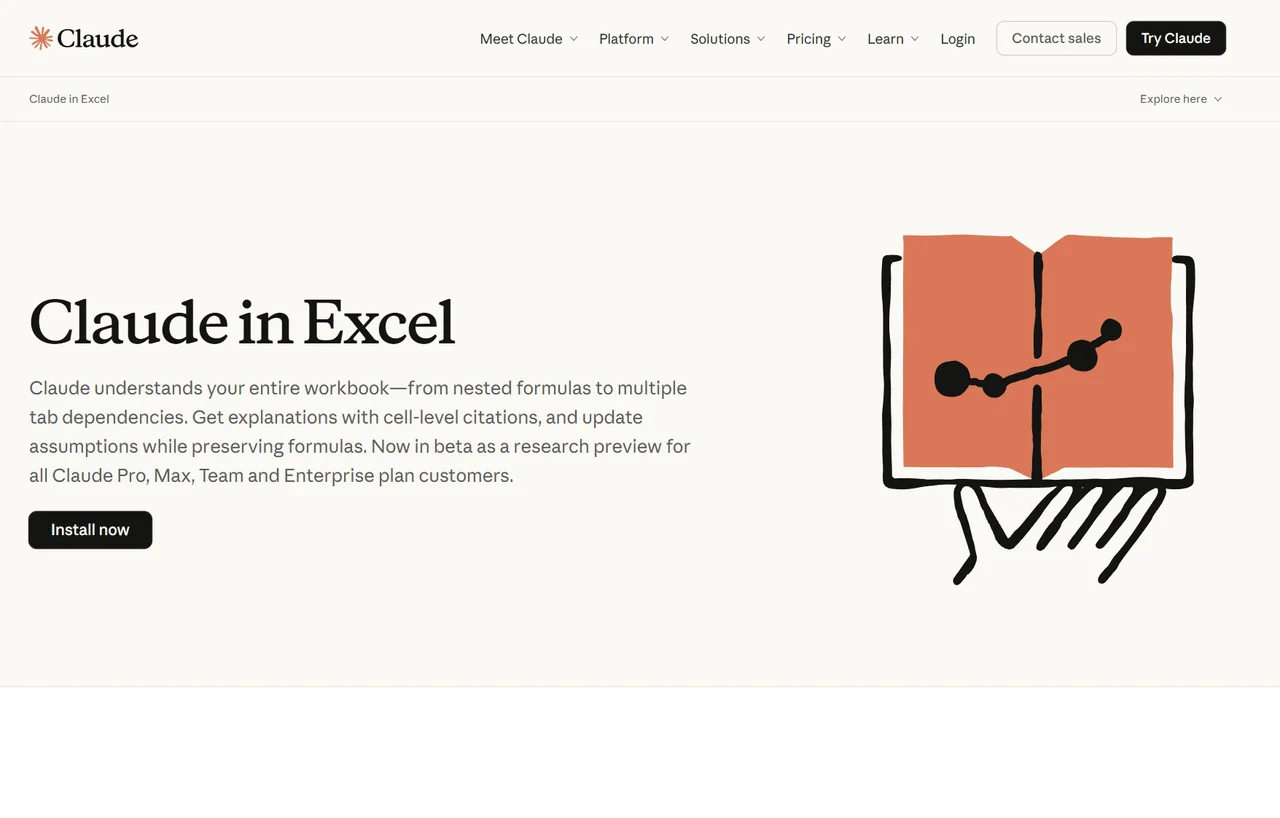 Claude for Excel, el plugin de Anthropic para Microsoft 365