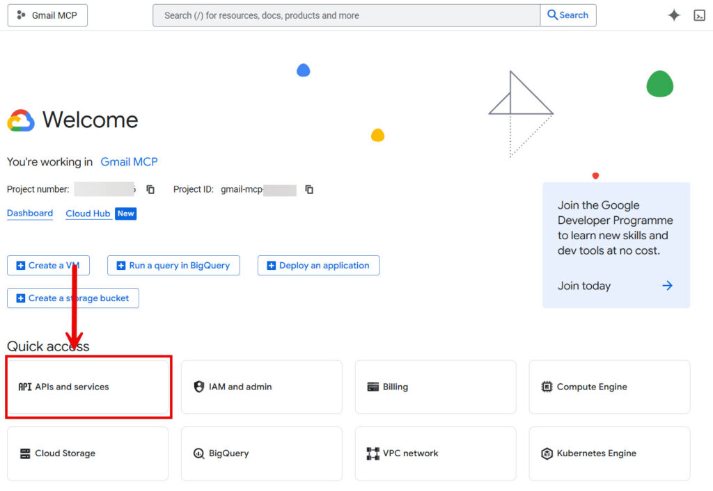 Imagen 3: consola de Google