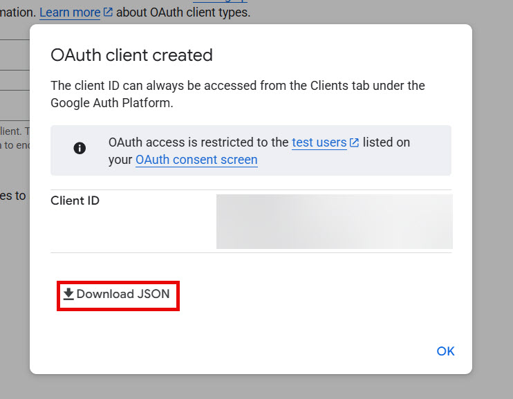 Imagen 8: crear oauth client 2
