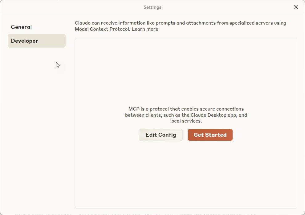 Imagen 8: Claude Settings MCP